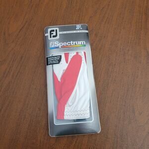 FootJoy FJ Spectrum Men's Cadet Golf Glove Red Pearl Left Medium/Large New